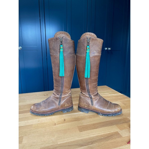 Tassel Envy Tassels - Emerald Green Suede