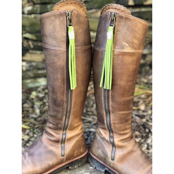 Tassel Envy Tassels - Green Suede