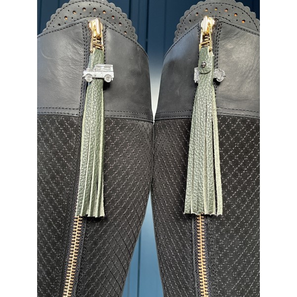 Tassel Envy Tassels - Kelp Green Leather