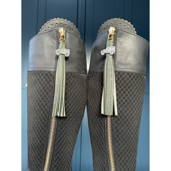 Tassel Envy Tassels - Kelp Green Leather