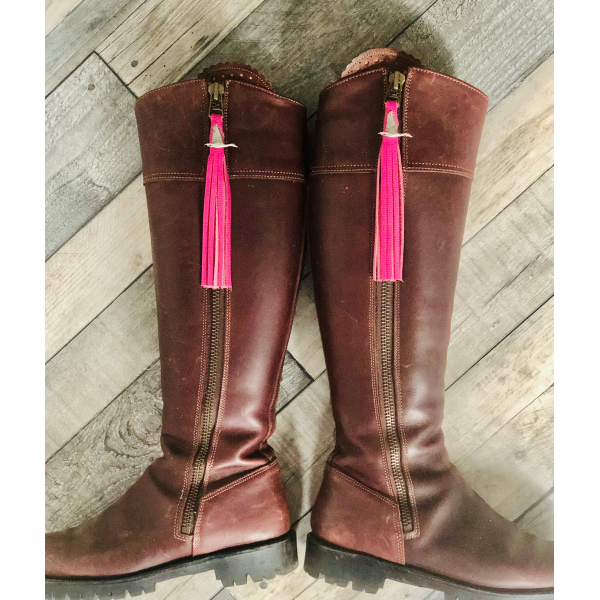 Tassel Envy Tassels - Passion Pink Leather Tassel Envy Tassels - Passion Pink Leather