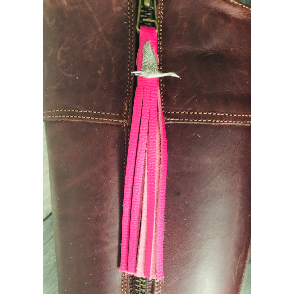 Tassel Envy Tassels - Passion Pink Leather
