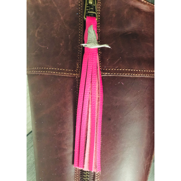 Tassel Envy Tassels - Passion Pink Leather Tassel Envy Tassels - Passion Pink Leather