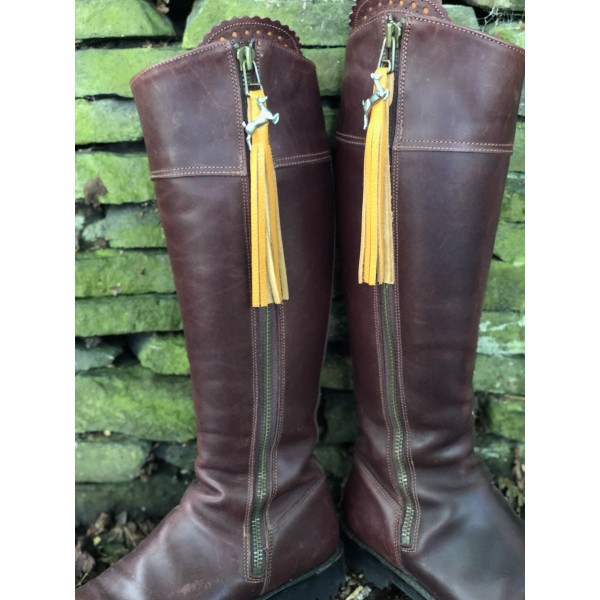 Tassel Envy Tassels - Pumpkin Leather