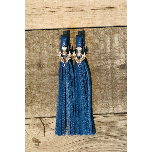 Tassel Envy Tassels - Seaside Blue Leather