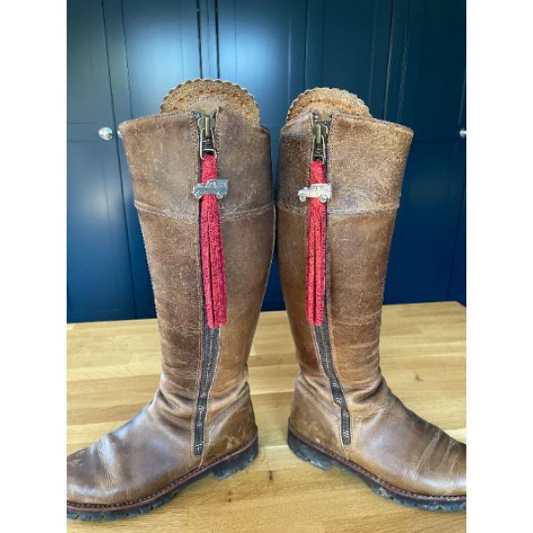 Tassel Envy Tassels - Sparkly Red Leather Tassel Envy Tassels - Sparkly Red Leather