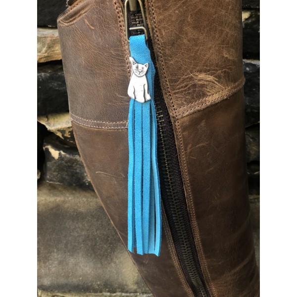 Tassel Envy Tassels - Turquoise Suede