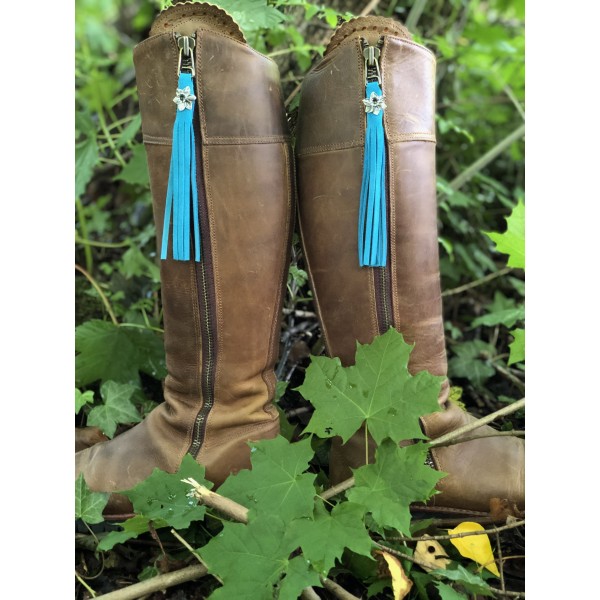 Tassel Envy Tassels - Turquoise Suede