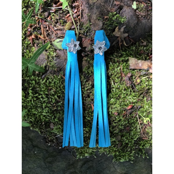Tassel Envy Tassels - Turquoise Suede