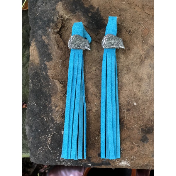 Tassel Envy Tassels - Turquoise Suede