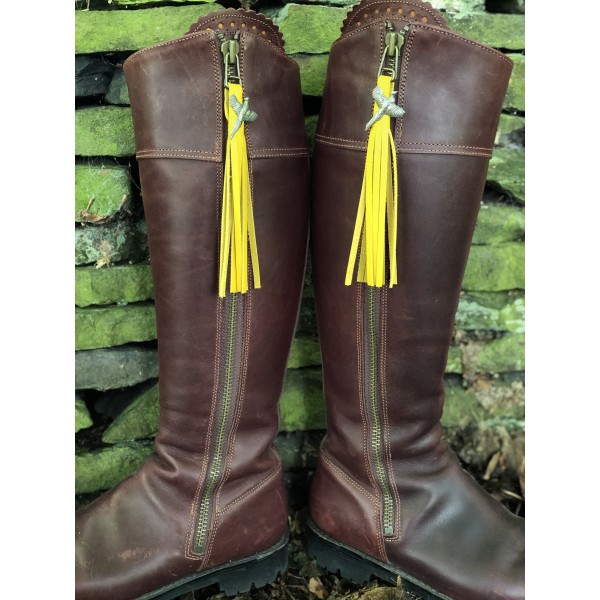 Tassel Envy Tassels - Yellow Leather