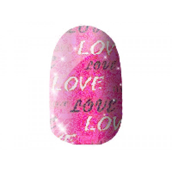 Pink Sparkle with Love, Love, Love