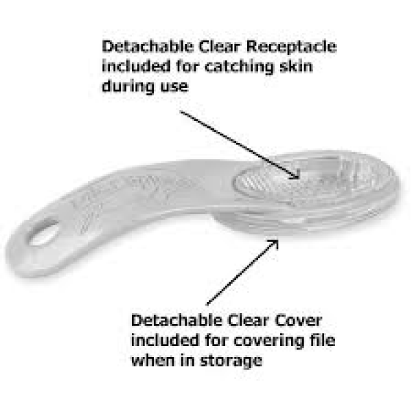 Microplane Foot File Paddle White